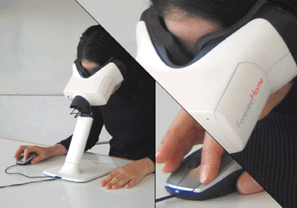 Image: The Foresee Home AMD monitoring device (Photo courtesy Notal Vision).